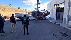 The gang had used helicopters to smuggle drugs in Spain from Morocco.