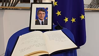 В Брюсселе почтили минутой молчания память Давида Сассоли
