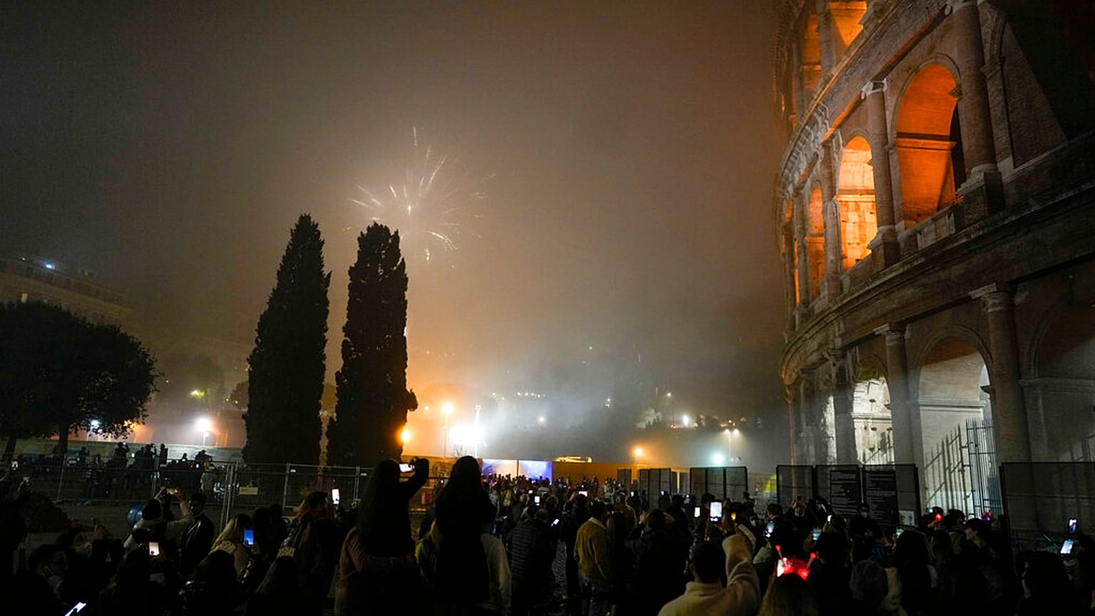 Roma'da yeni yıl kutlaması (Arşiv)