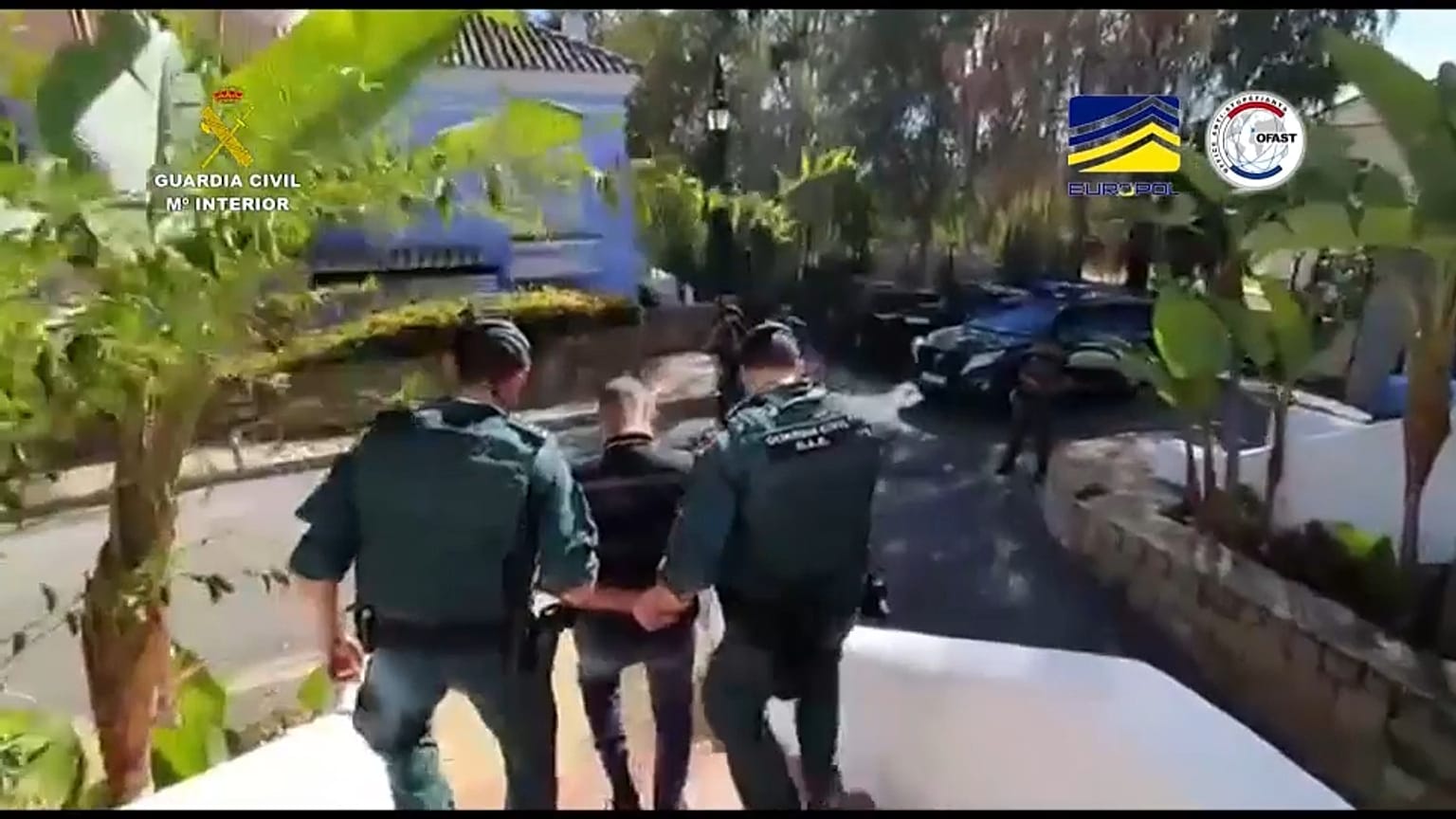 Detención de uno de los miembros de la red de narcotráfico desmantelada en España.