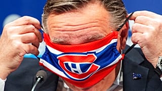 Le premier ministre québécois François Legault à la fin d'un point presse sur le Covid-19, le jeudi 21 mai 2020 à Montréal.
