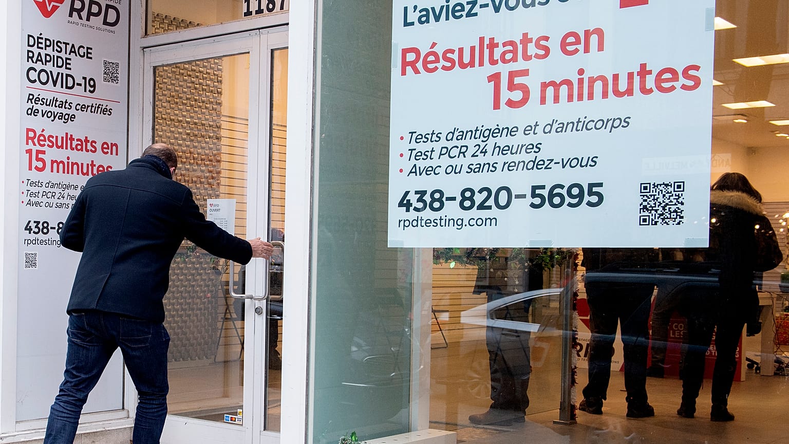 Teststelle in Montreal