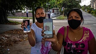 Madres del algunos de los acusados que participaron en las protestas del 11J
