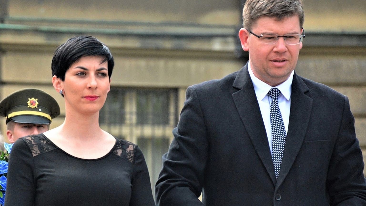 Markéta Pekarová Adamová (balo.), a cseh parlament elnöke