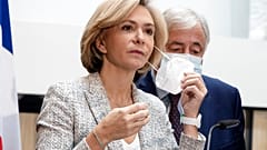 Valerie Pecresse, Kandidatin der Konservativen "Les Republicains" für die französischen Präsidentschaftswahlen 2022 während einer Pressekonferenz, 08.01.2022