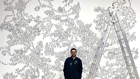 The artist behind the 'Best For You' mural at the Saatchi gallery hopes to raise awareness for mental health issues 