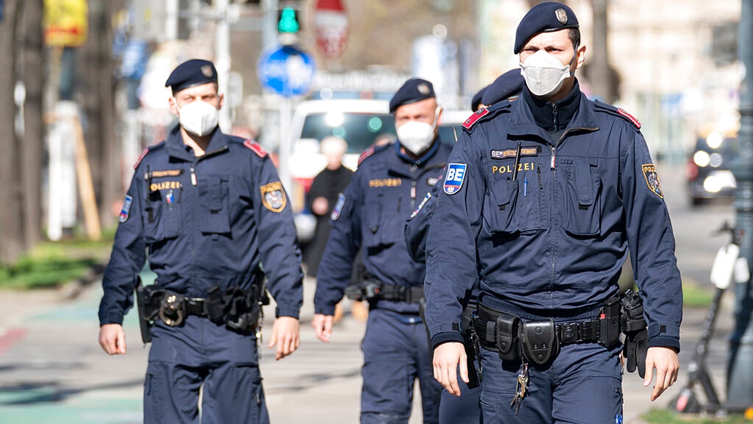 Polizei in Wien in Österreich - Symbolbild