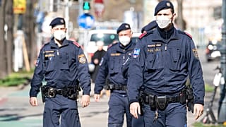 Polizei in Wien in Österreich - Symbolbild
