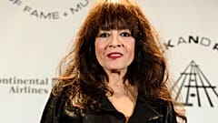Ronnie Spector appears in the press room after performing at the Rock and Roll Hall of Fame induction ceremony on March 15, 2010, in New York
