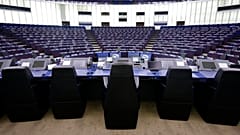 Der Plenarsaal des EU-Parlaments in Straßburg