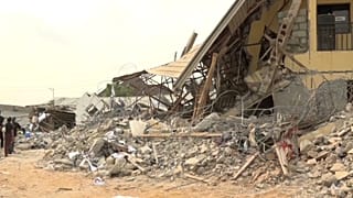 Una igalesia en renovación se viene abajo en Nigeria