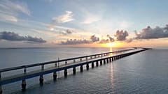 El tramo paralelo al Puente de las Siete Millas