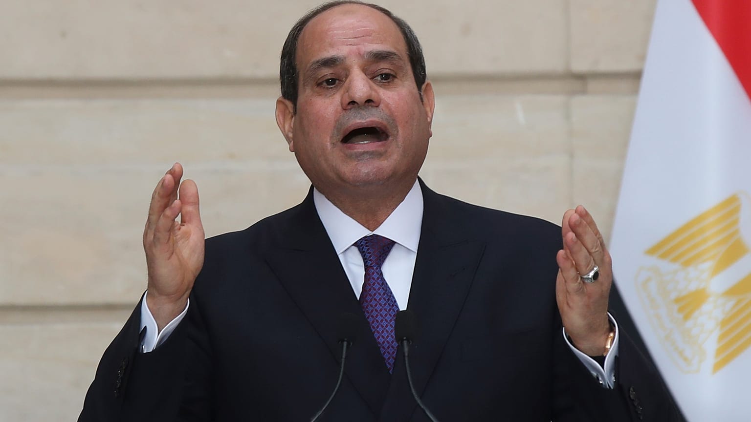 الرئيس المصري عبد الفتاح السيسي. 