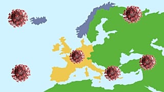 Omicron is surging across Europe causing record infection levels in many countries.