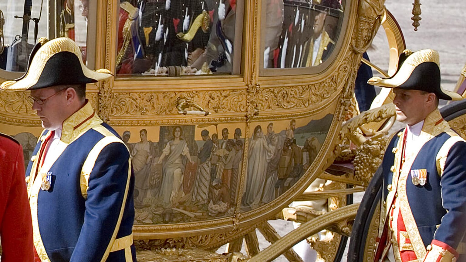 Η χρυσή άμαξα του βασιλικού ζεύγους της Ολλανδίας