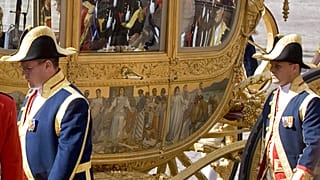 Η χρυσή άμαξα του βασιλικού ζεύγους της Ολλανδίας