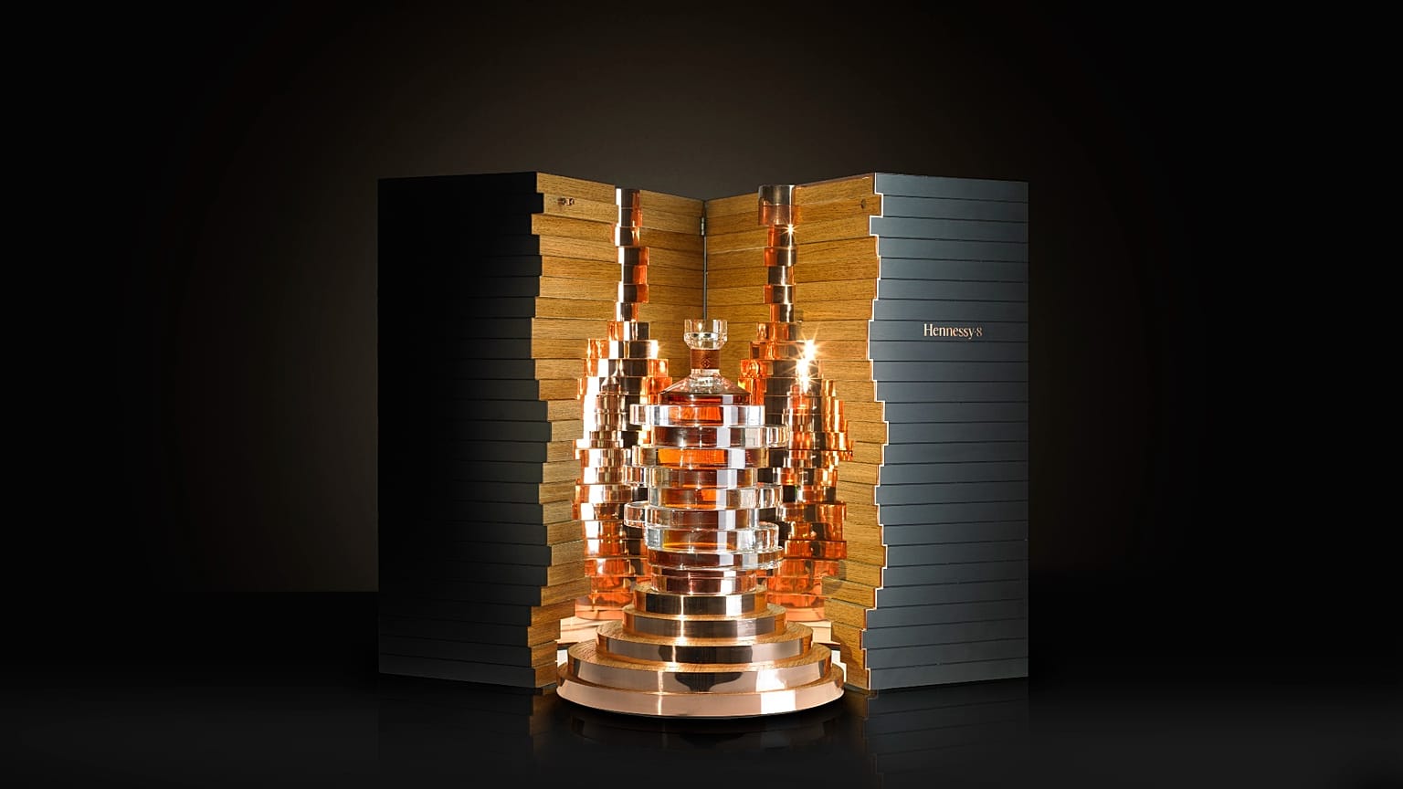 Hennessy·8 NFT collection, sold for 66.49 ETH as a dual drop of carafes number 1 and 250/250 exclusively on BlockBar.com to Angry Pitbull Club 