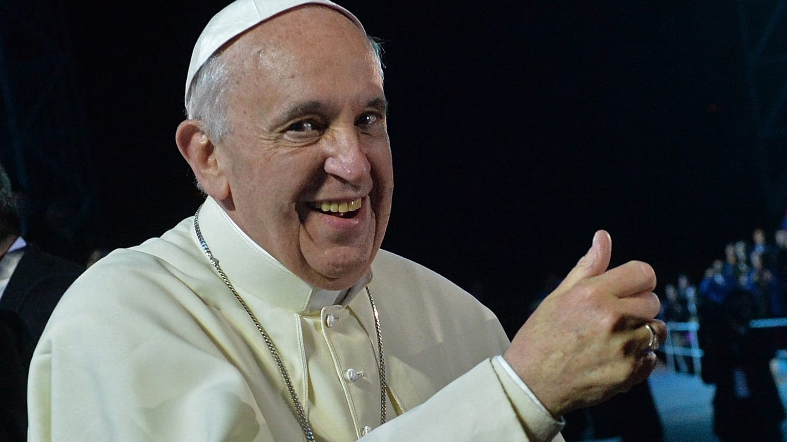 Pope Francis paid a visit to an old haunt from his days as cardinal on January 12