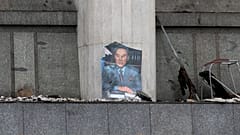 Ein Bild von Nursultan Nasarbajew, der von 1990 bis 2019 Präsident von Kasachstan war.