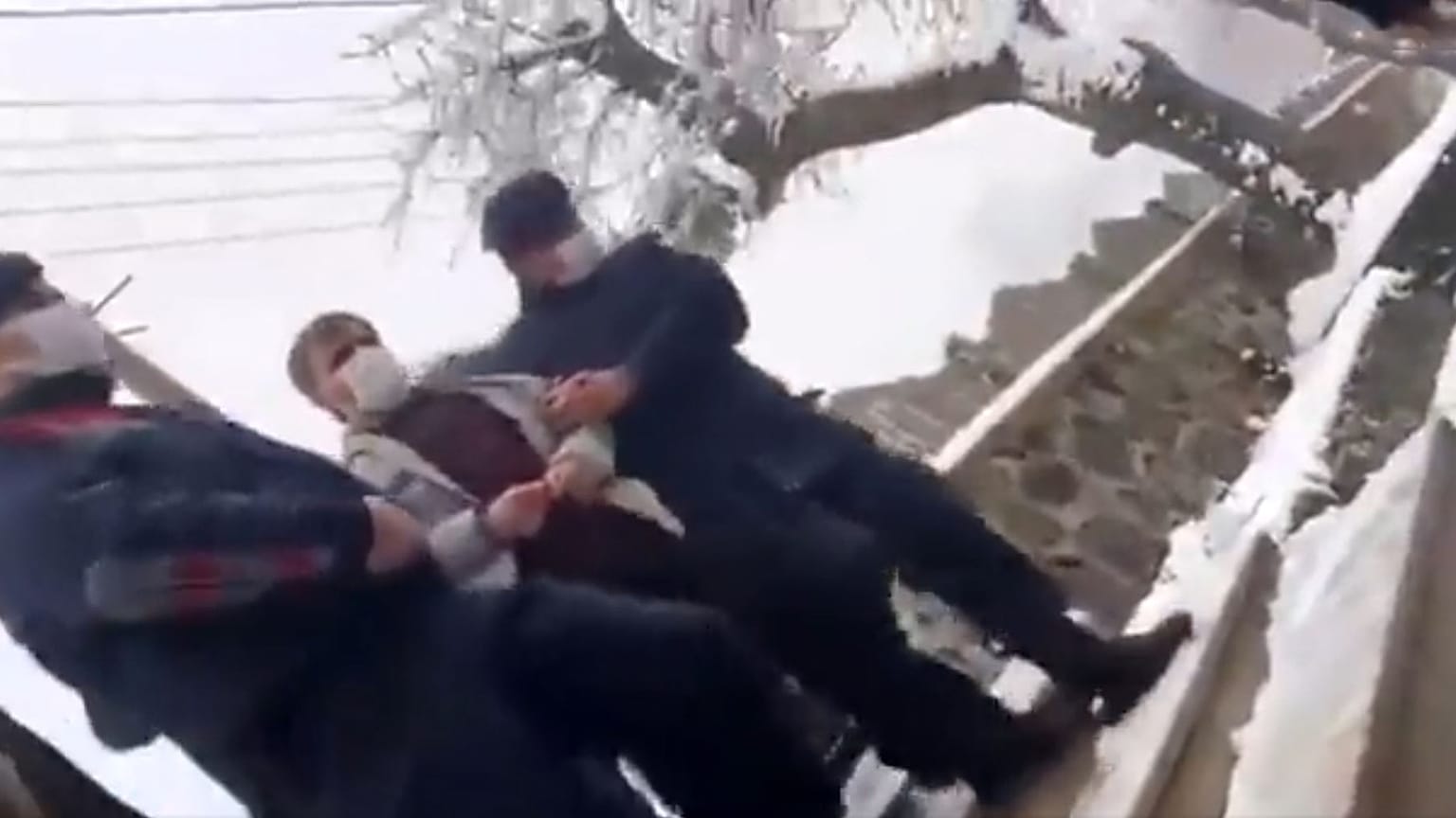 Nurettin Odabaşı'nın cenazeye getirildiği anlar