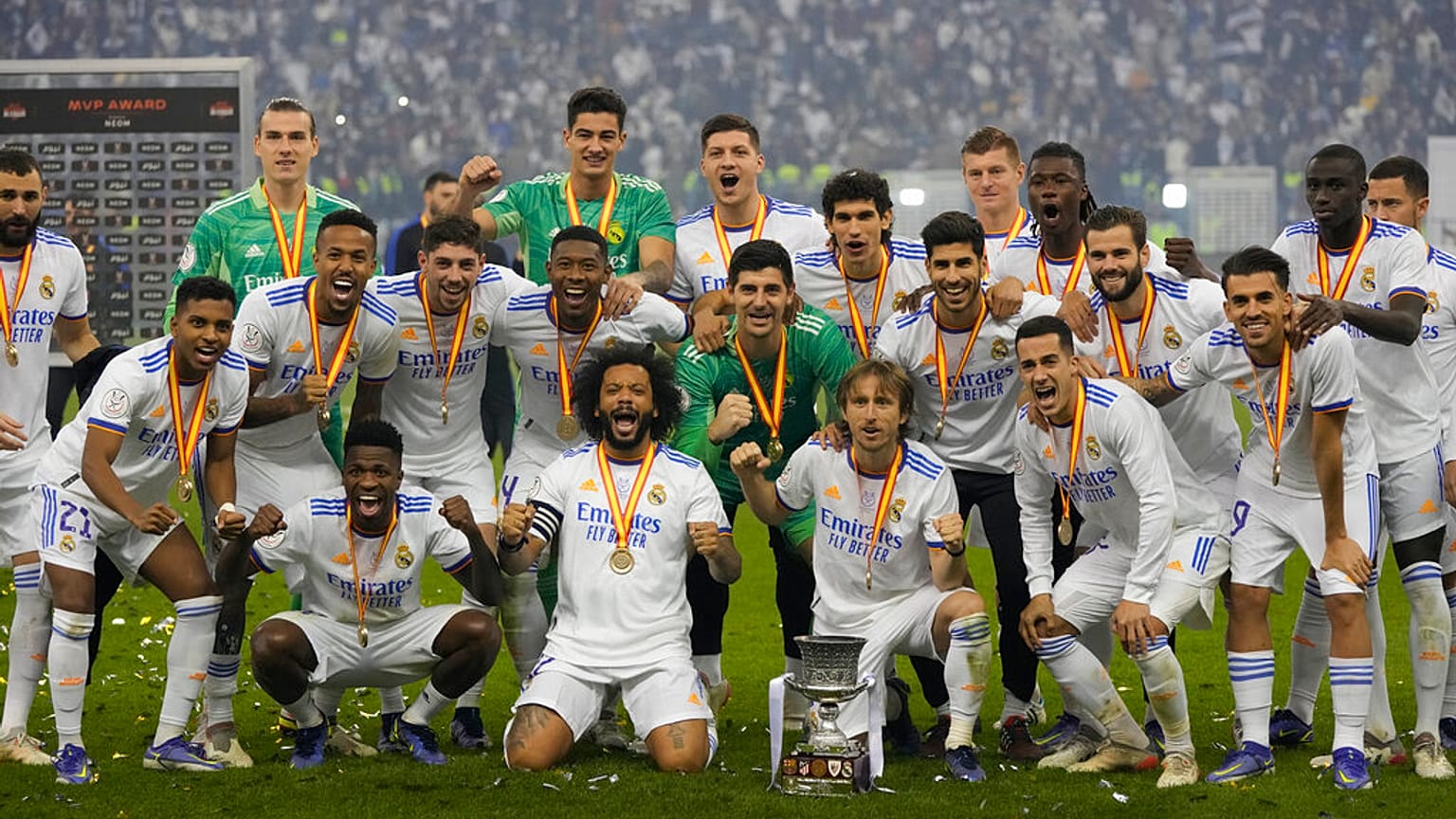 El Real Madrid con su duodécima Supercopa de España