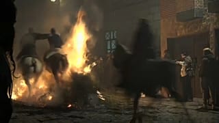 Die Luminarias in einem Dorf in Spanien sind eine jahrhundertealte Tradition