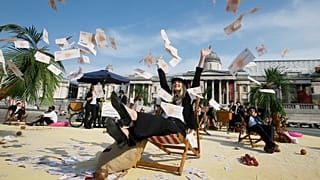 File photo of Oxfam Protest in London
