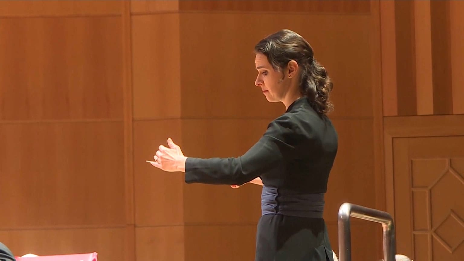 Oksana Lyniv at the Teatro Comunale opera house in Bologna.
