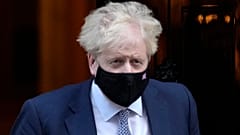 Boris Johnson 2022. január 12-én