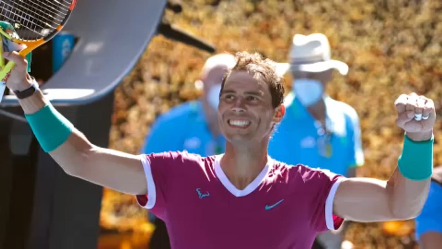 Nadal win on his first match in Australian Open