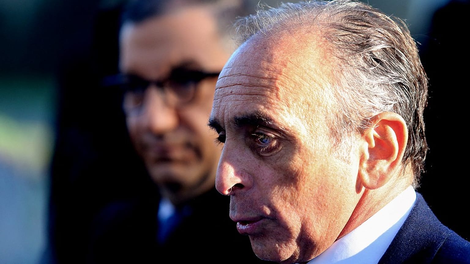 Eric Zemmour lors d'un déplacement à Villers-Cotterets (France), le 15 janvier 2022