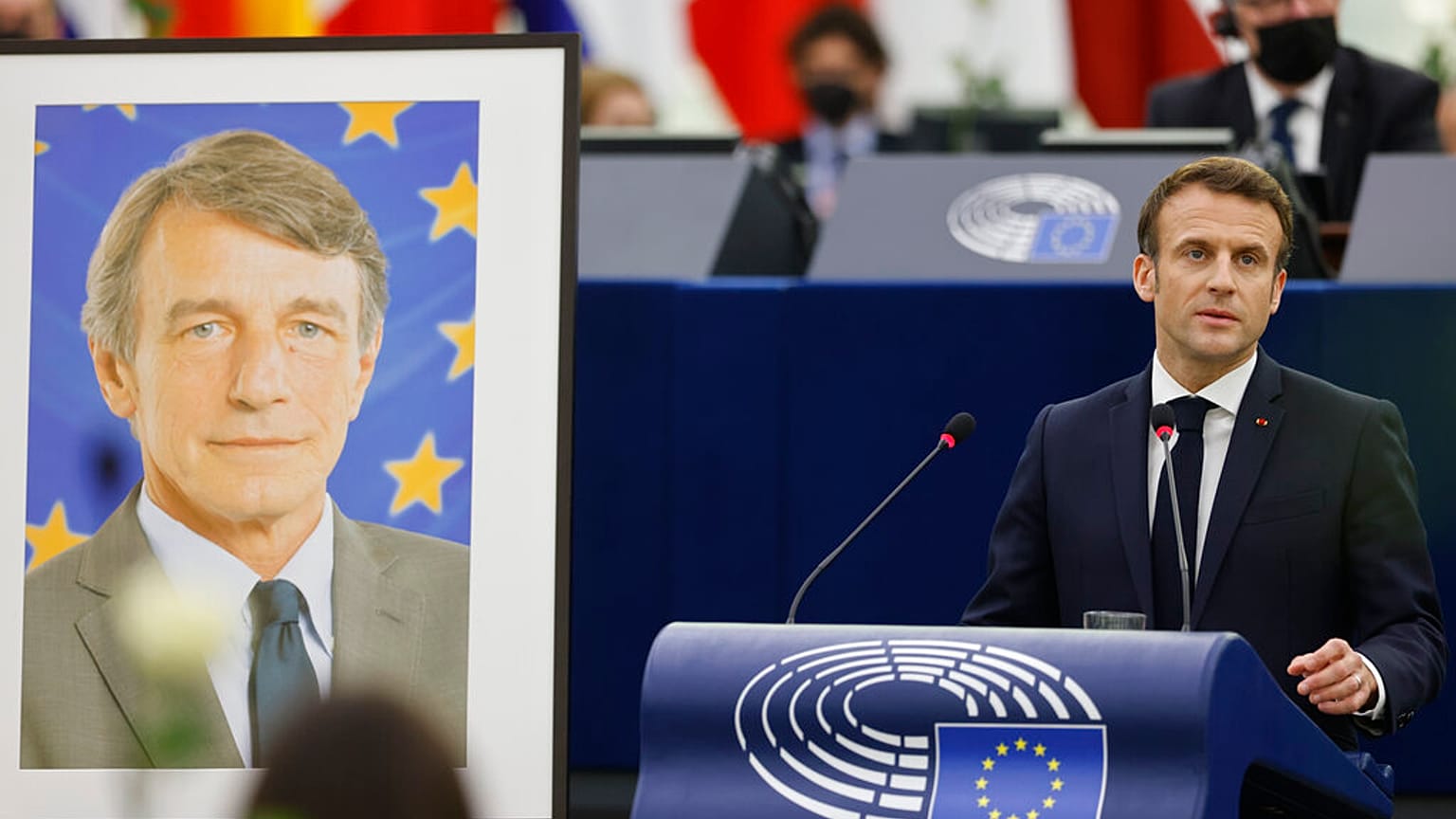 L'omaggio del Parlamento europeo al suo presidente David Sassoli