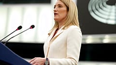 H νέα Πρόεδρος του Ευρωπαϊκού Κοινοβουλίου Ρομπέρτα Μέτσολα 