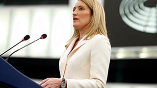 H νέα Πρόεδρος του Ευρωπαϊκού Κοινοβουλίου Ρομπέρτα Μέτσολα 