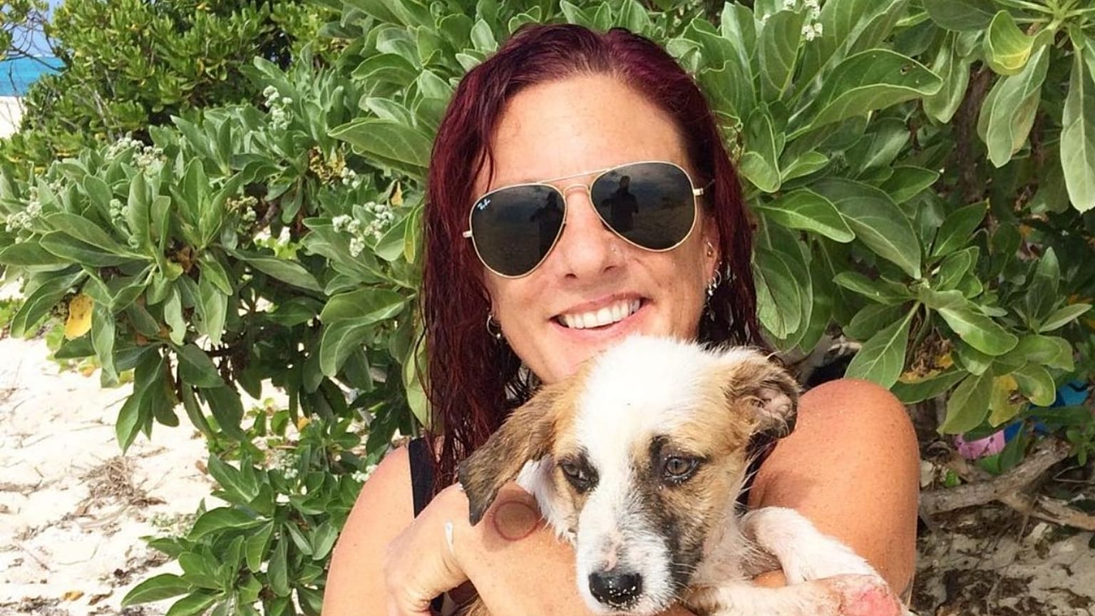 Angela Glover cared for Tonga's stray and injured animals.