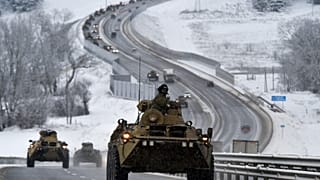 Russische Panzer auf der Krim