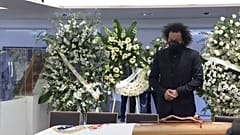 Marcelo da su último adiós a Paco Gento en el Santiago Bernabéu