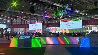 El stand de Andalucía de la Feria Internacional de Turismo, 19/1/2022, Madrid, España