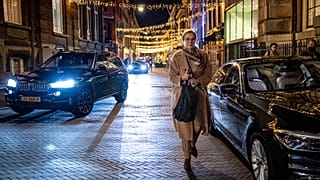D66 party's leader Sigrid Kaag arrives for the progress meeting of informateurs with the chairmen and deputies of the groups VVD, D66, CDA and ChristenUnie, December 2021