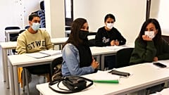 Estudiantes en la Universidad Camilo José Cela