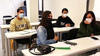 Blick in den Unterrichtsraum der Camilo-José-Cela-Universität