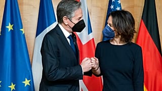 El secretario de Estado de EE.UU., Antony Blinken, y la ministra de Exteriores alemana, Annalena Baerbock