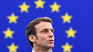 President Macron delivered his speech before the European Parliament in Strasbourg.