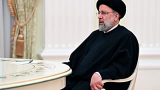 Эбрахим Раиси на встрече с Владимиром Путиным в Москве