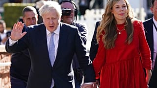 Boris Johnson und seine Frau Carrie im Oktober 2021