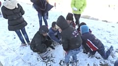 Spielende Kinder in Damaskus