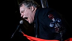 Meat Loaf performs at the football stadium at Defiance High School in Defiance, Ohio, Thursday, Oct. 25, 2012.