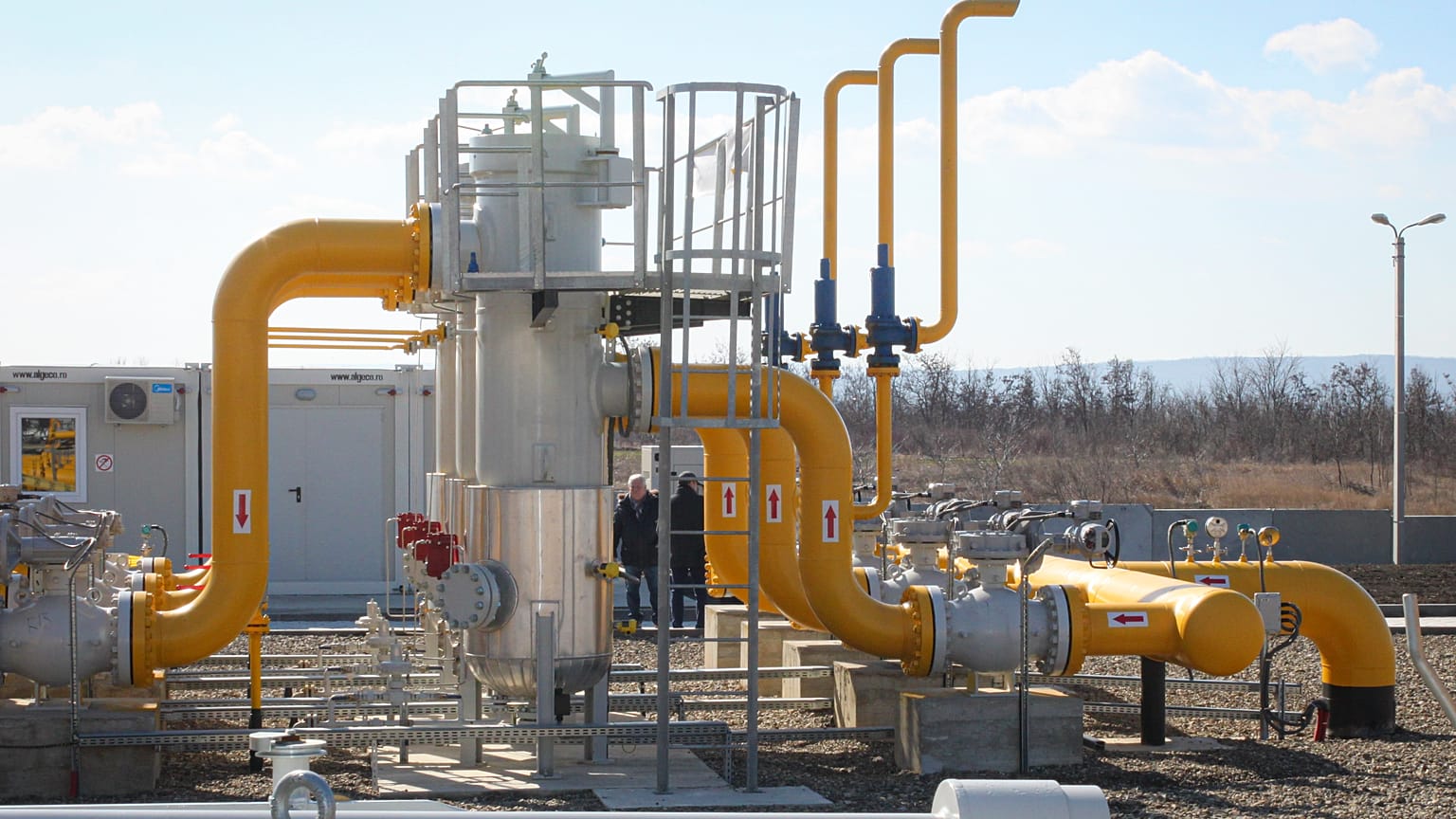 Газораспределительная станция в Унгенах