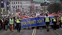 Auch in Göteborg kam es zu einer Kundgebung