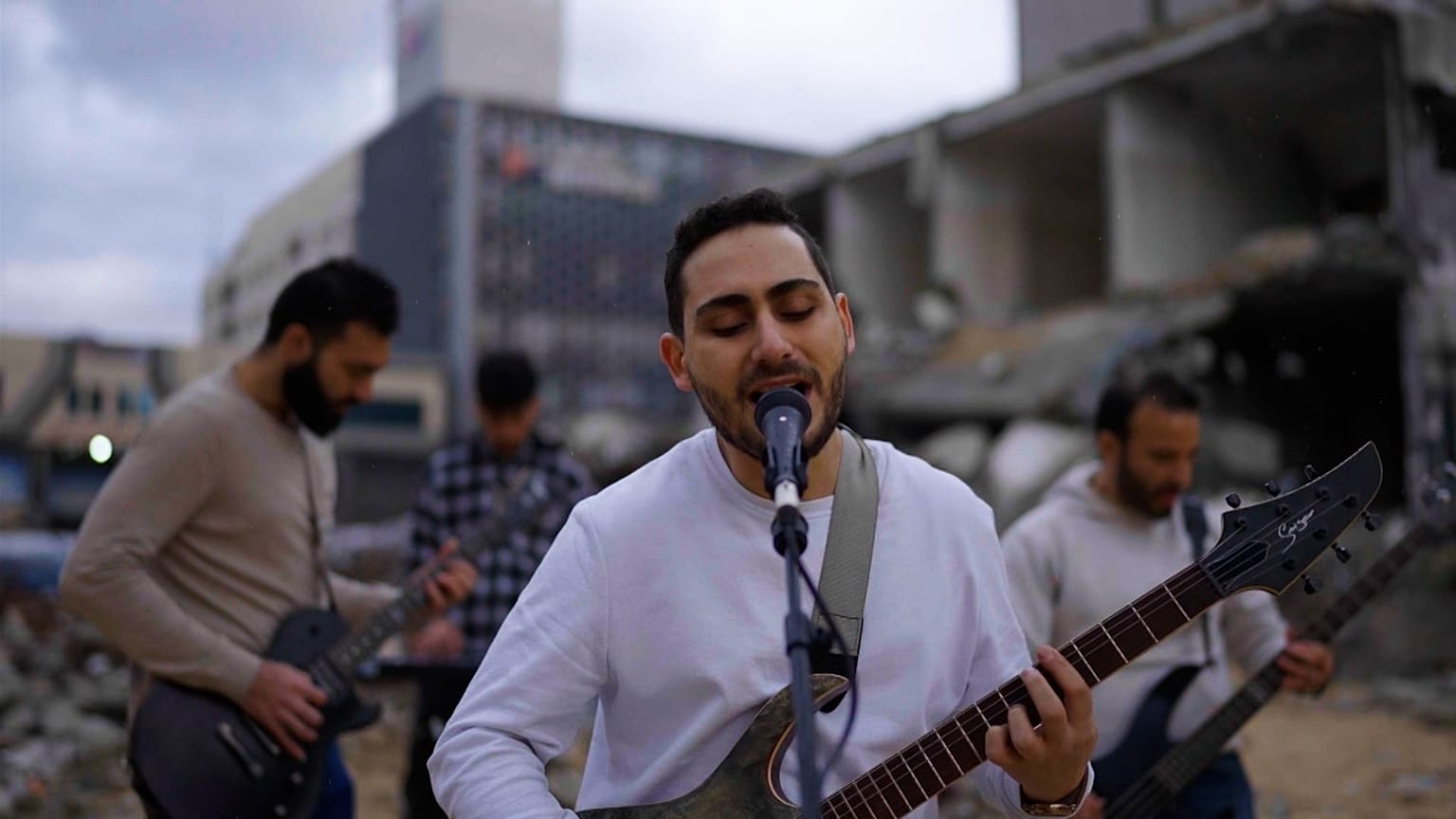 Osprey V, first rock band of Gaza